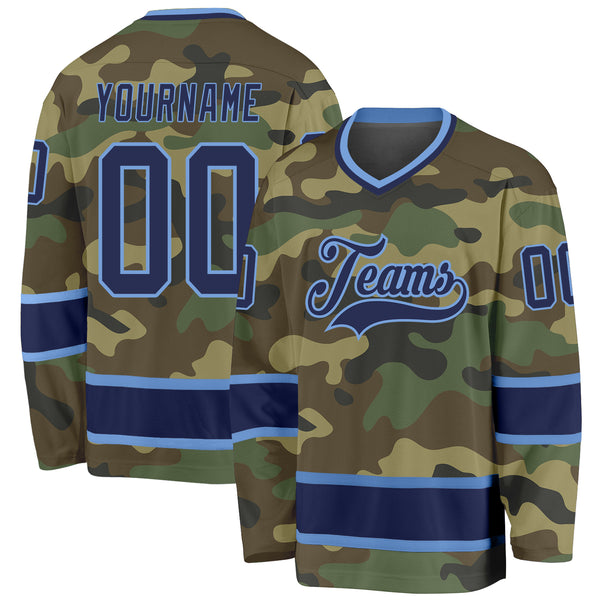 Camouflage cheap hockey jersey