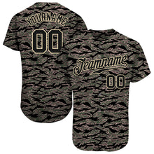 Загрузить изображение в средство просмотра галереи, Custom Camo Black-Cream Authentic Salute To Service Baseball Jersey
