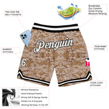 Charger l&#39;image dans la galerie, Custom Camo White-Black Authentic Salute To Service Basketball Shorts
