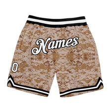 Charger l&#39;image dans la galerie, Custom Camo White-Black Authentic Salute To Service Basketball Shorts
