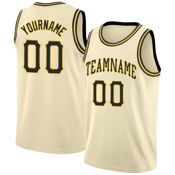 Sale Build White Basketball Gold Rib-Knit Jersey Black – CustomJerseysPro