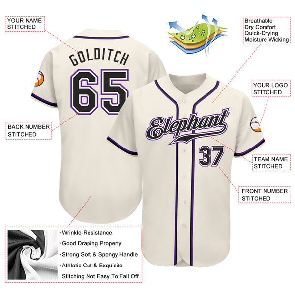 Custom Cream Baseball Jerseys, Baseball Uniforms For Your Team