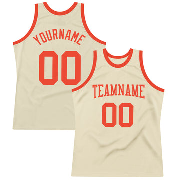 Custom Cream Basketball Jerseys Women's Men's Youth – CustomJerseysPro