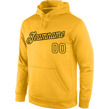 Загрузить изображение в средство просмотра галереи, Custom Stitched Gold Gold-Black Sports Pullover Sweatshirt Hoodie
