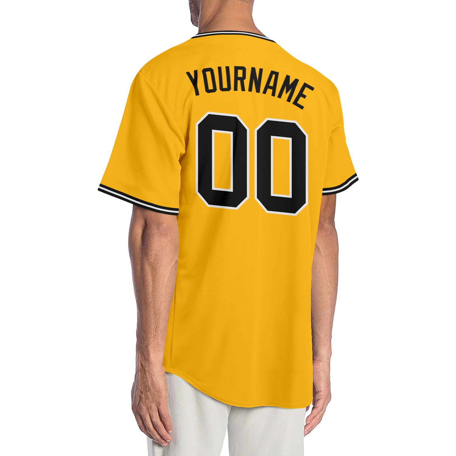 Cheap Custom Black Aqua-Gold Authentic Baseball Jersey Free Shipping –  CustomJerseysPro