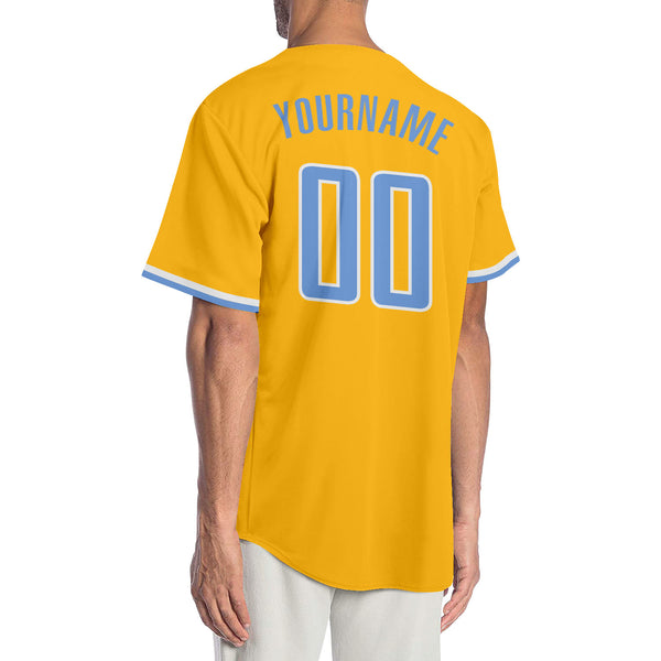 Cheap Custom Sky Blue White Authentic Baseball Jersey Free Shipping –  CustomJerseysPro