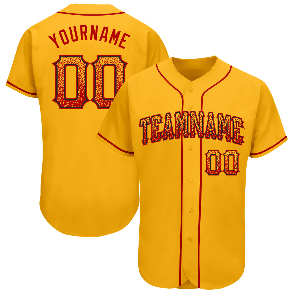 Red Uniform Custom Logo Jersey Blank Baseball Shirt