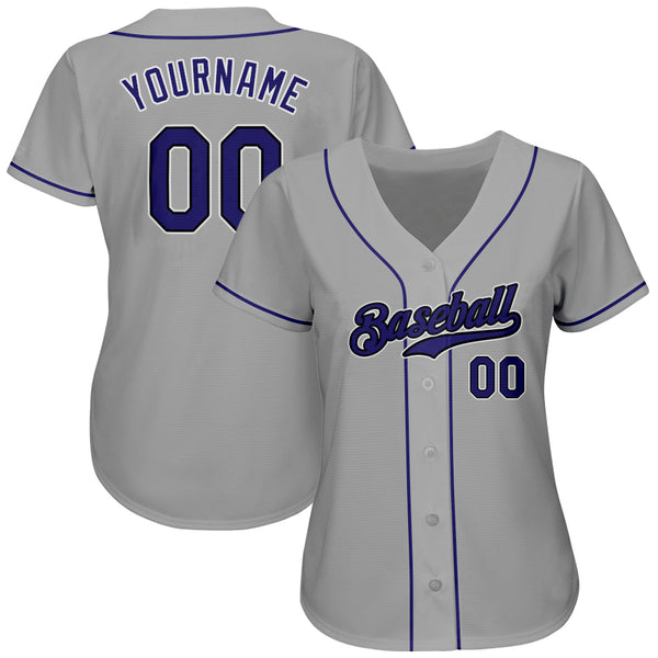 Sale Build Gray Baseball Authentic Purple Throwback Shirt Black
