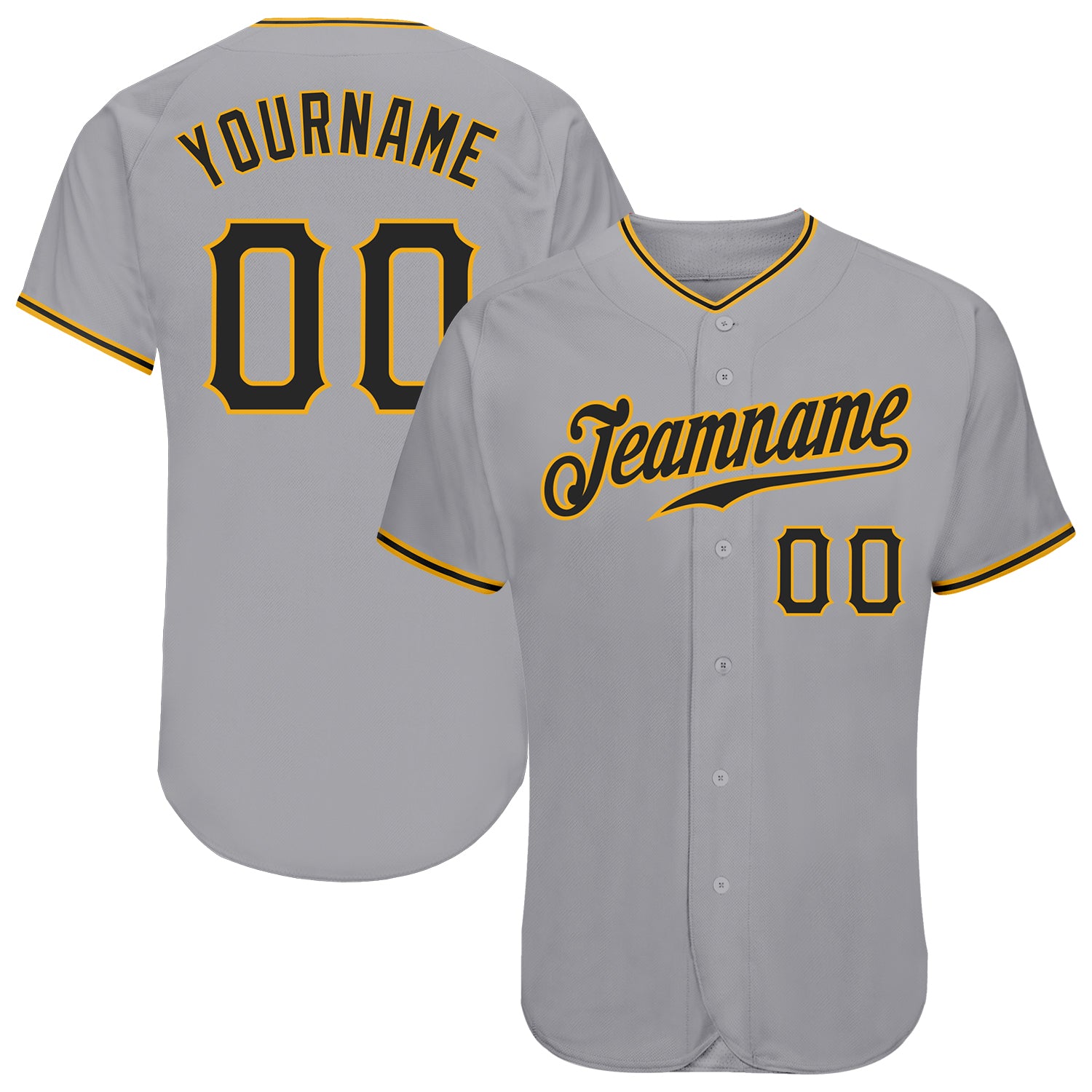 Blank Gold Baseball Jersey  Baseball jerseys, Custom baseball