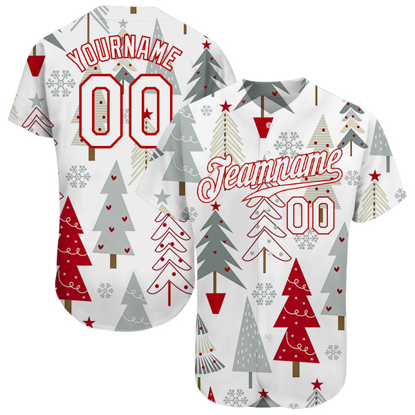 Christmas Baseball Jersey - Red