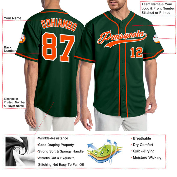 Cheap Custom Gray Green-Gold Authentic Baseball Jersey Free Shipping –  CustomJerseysPro