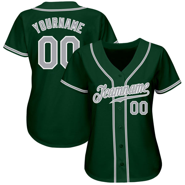 Baseball Jersey Green White Solid Bundle