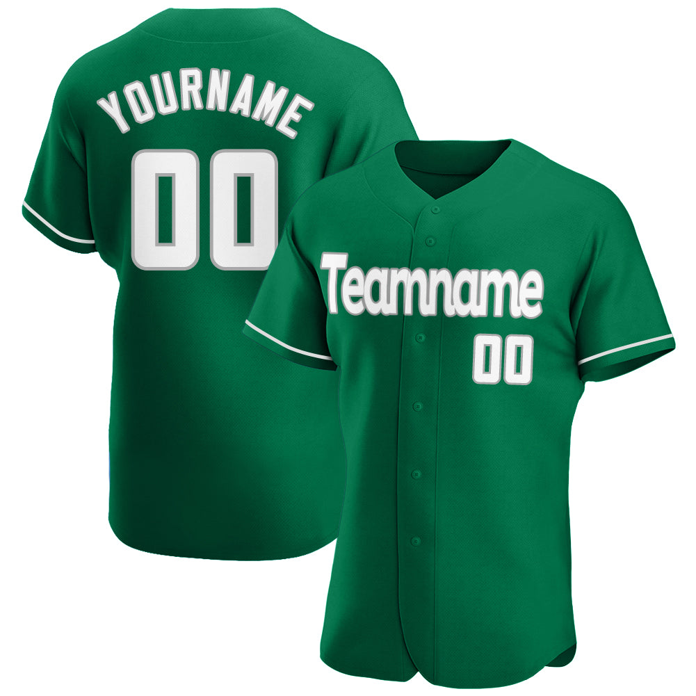 Custom Made Kelly Green Baseball Jerseys