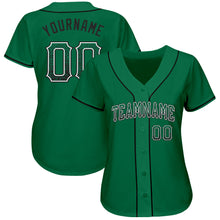 Charger l&#39;image dans la galerie, Custom Kelly Green Black-White Authentic Drift Fashion Baseball Jersey
