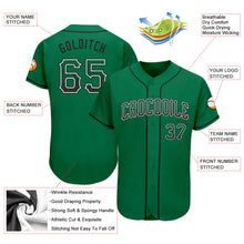 Charger l&#39;image dans la galerie, Custom Kelly Green Black-White Authentic Drift Fashion Baseball Jersey
