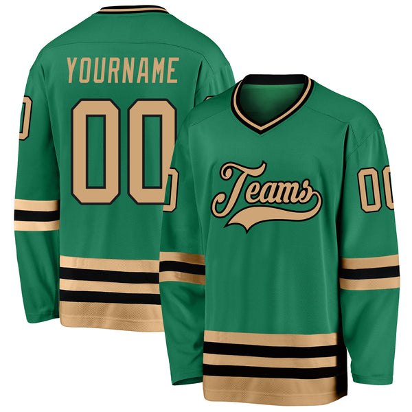 Cheap Custom White Pink-Kelly Green Hockey Lace Neck Jersey Free Shipping –  CustomJerseysPro