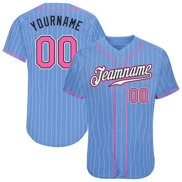 Cheap Custom Black Black-Light Blue Authentic Baseball Jersey Free Shipping  – CustomJerseysPro