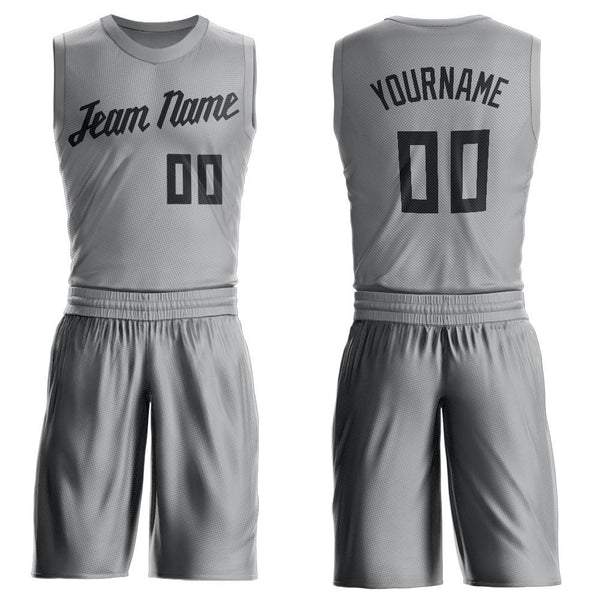 Black and hotsell gray basketball jersey