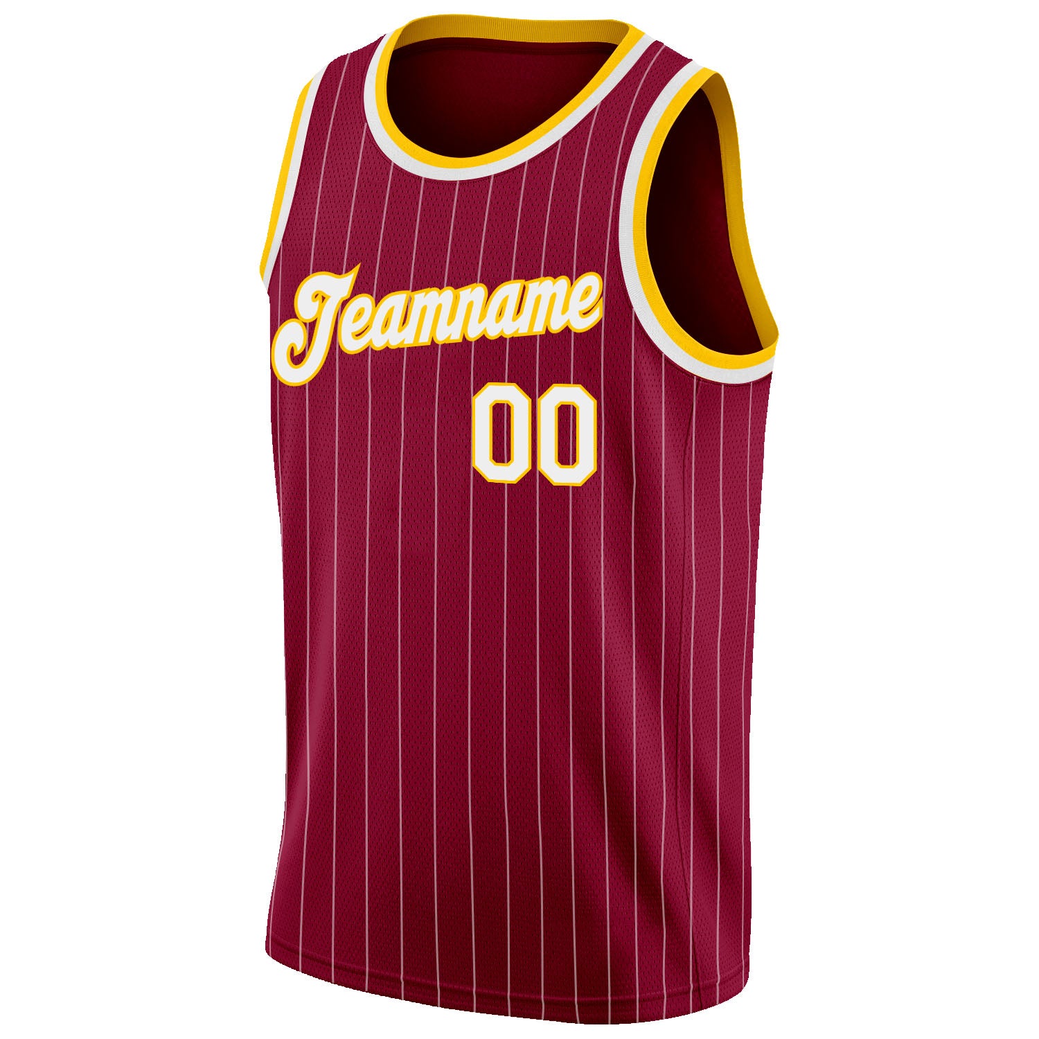 Cheap Custom White Brown Pinstripe Brown-Gold Authentic Basketball Jersey  Free Shipping – CustomJerseysPro