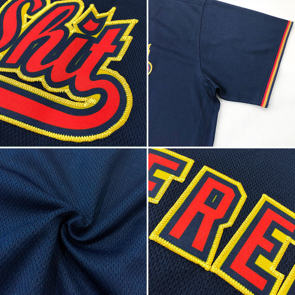 Creat Baseball Authentic Navy Navy Throwback Powder Blue Jersey