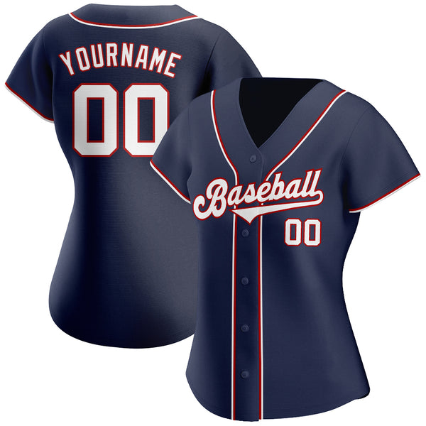 Minnesota Twins Navy Alternate Replica Team Logo Custom Baseball Jersey