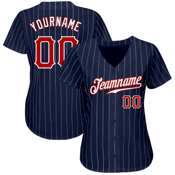 Minnesota Twins Majestic Red/Blue Cool Custom Team Baseball Jersey