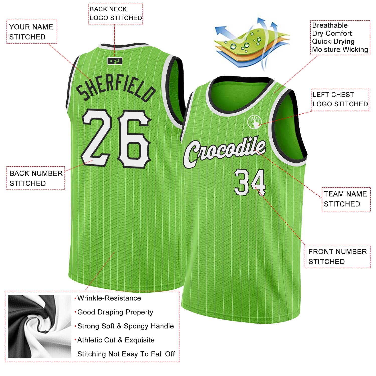 Cheap Custom Green White Authentic City Edition Basketball Jersey