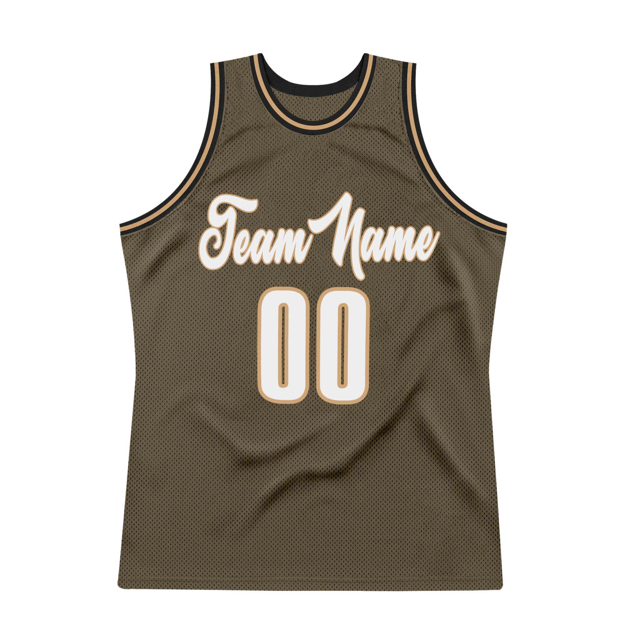 Sale Build Black Basketball Kelly Green Rib-Knit Jersey Old Gold –  CustomJerseysPro