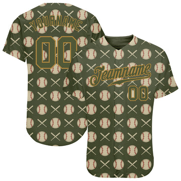 Cheap Custom 3D Pattern Design Music Festival Authentic Baseball Jersey  Free Shipping – CustomJerseysPro