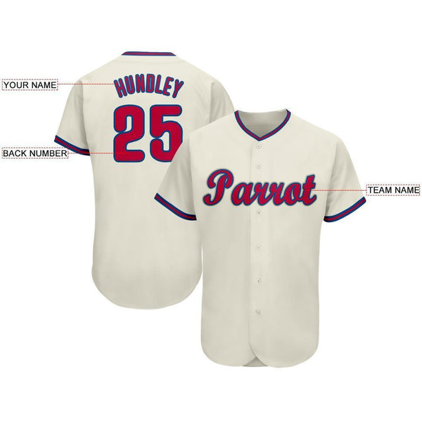 Philadelphia Phillies Custom Name & Number Baseball Jersey Best Gift For Men  And Women