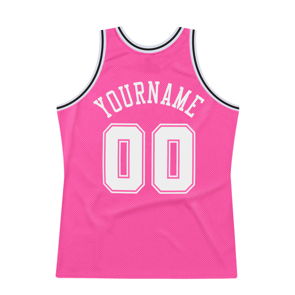 Sale Build Black Basketball Light Blue Rib-Knit Jersey Pink –  CustomJerseysPro