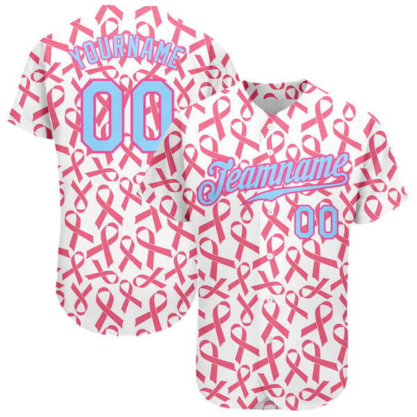 Cheap Custom White Pink-Light Blue Authentic Drift Fashion Baseball Jersey  Free Shipping – CustomJerseysPro