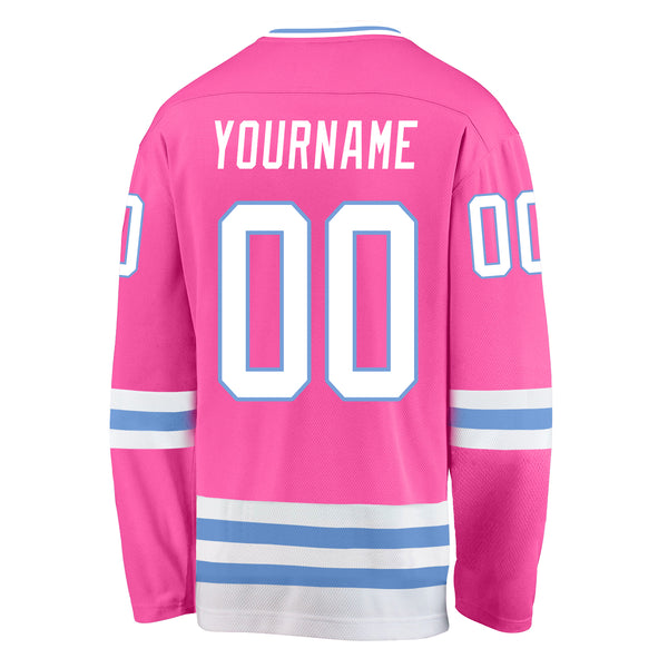 Cheap Custom Blue Black-White Hockey Jersey Free Shipping – CustomJerseysPro