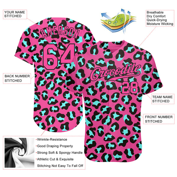 Cheap Custom 3D Pattern Design Flamingo Authentic Baseball Jersey Free  Shipping – CustomJerseysPro