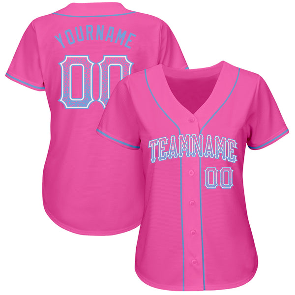 Cheap Custom White Pink-Light Blue Authentic Drift Fashion Baseball Jersey  Free Shipping – CustomJerseysPro