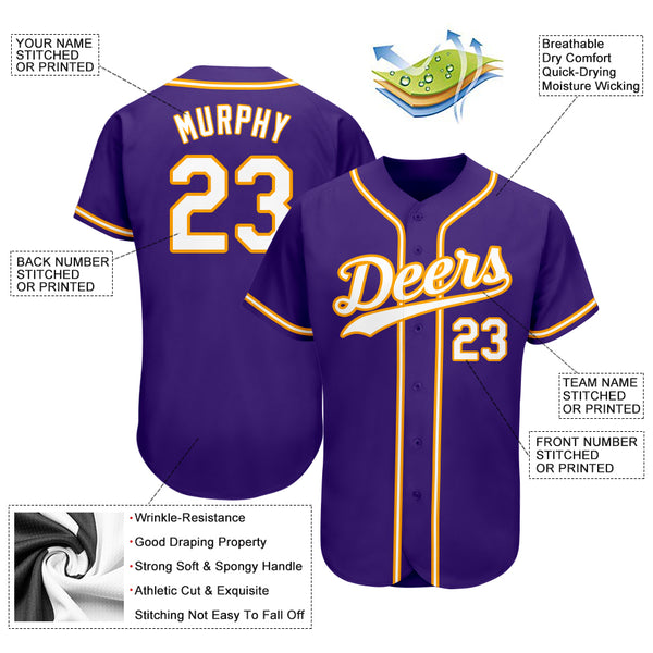 Los Angeles Lakers Baseball Classic Custom Jersey - All Stitched