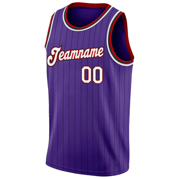 Cheap Custom Purple White-Red Authentic Fade Fashion Basketball Jersey Free  Shipping – CustomJerseysPro