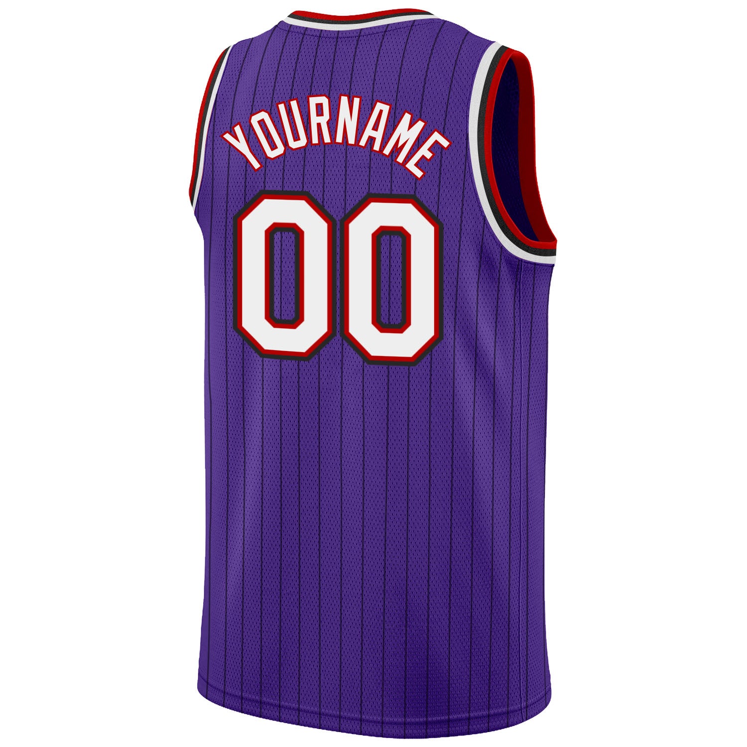 LA Lakers Pinstripe White Jersey Top