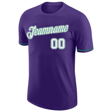 Charger l&#39;image dans la galerie, Custom Purple White-Kelly Green Performance T-Shirt
