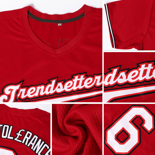Sale Build Gold Baseball Authentic Red Throwback Shirt White –  CustomJerseysPro