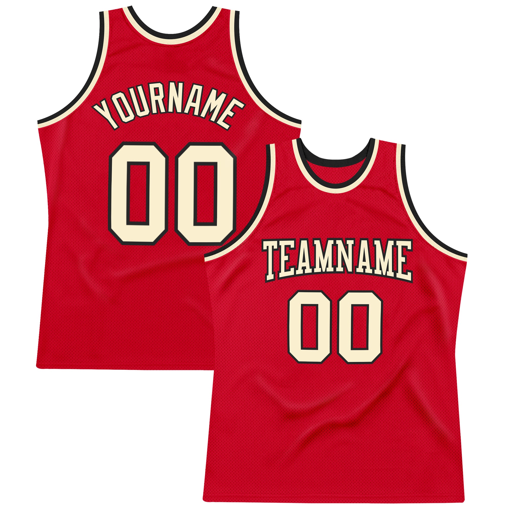 Cheap Custom Gray Red-Cream Authentic Throwback Basketball Jersey Free  Shipping – CustomJerseysPro