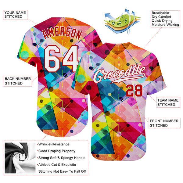 Custom Baseball Jersey Printing Team Name Number Unique Baseball