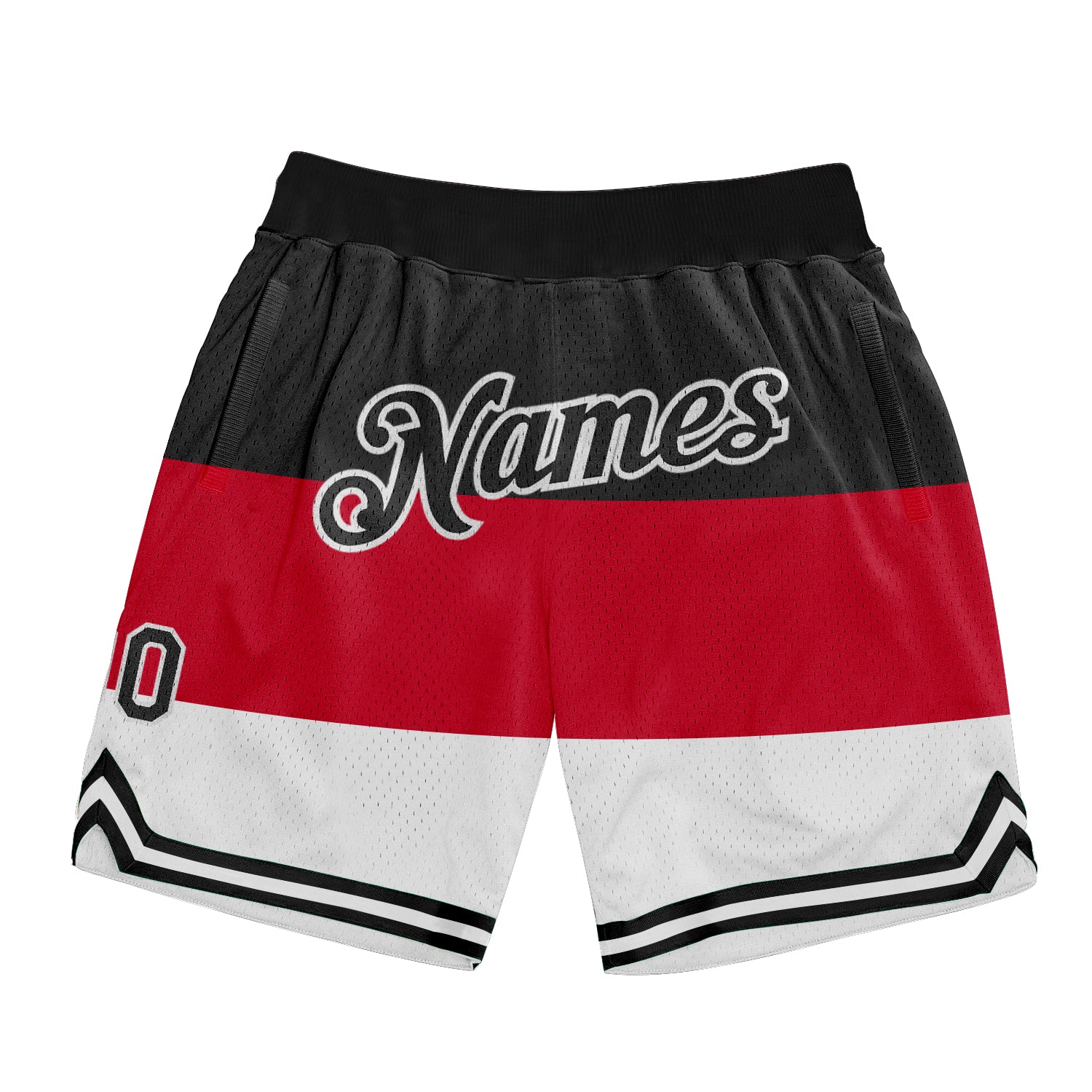 Just Don Chicago Bulls Sublimated Shorts - Pattern Black