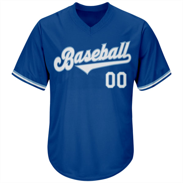 Sale Build Royal Baseball Authentic Light Blue Jersey White