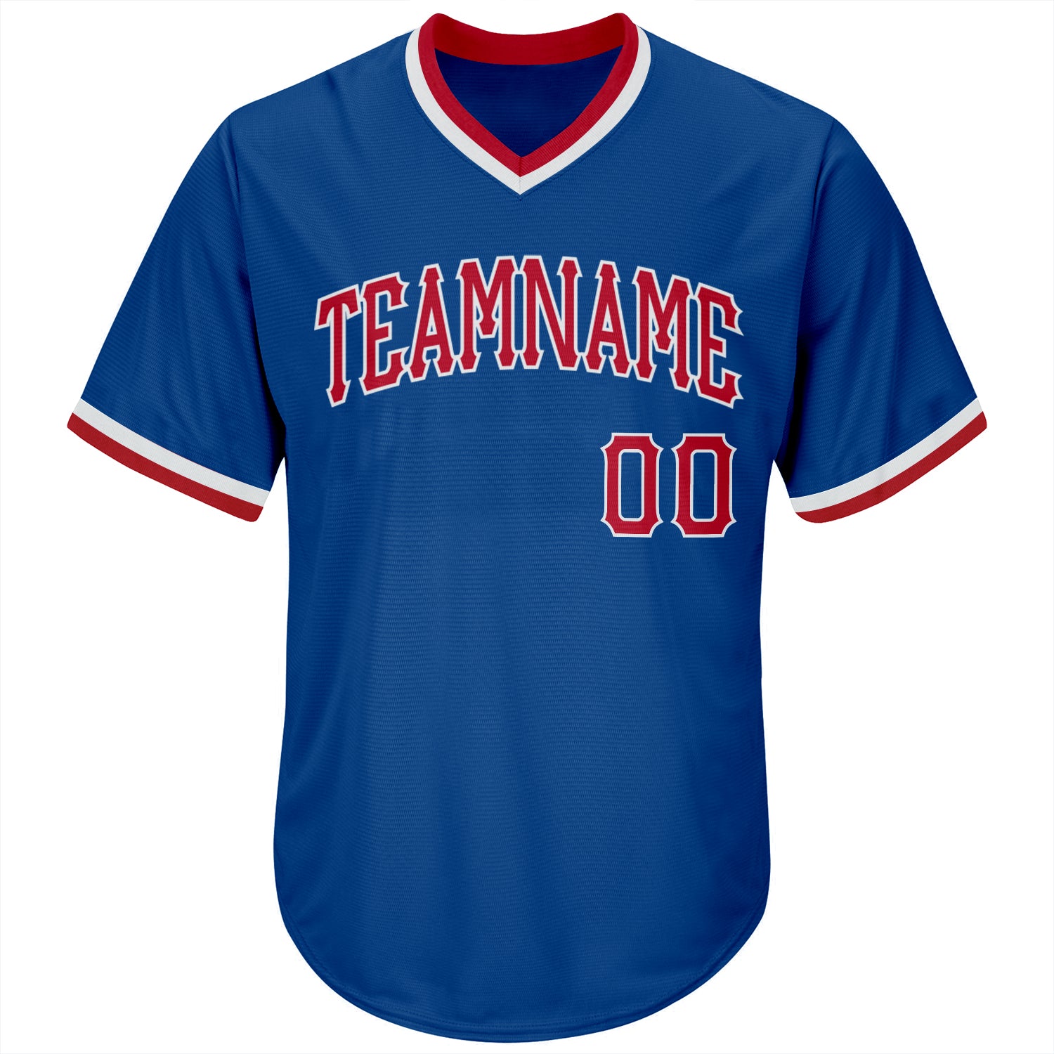 Sale Build Red Baseball Authentic Royal Throwback Shirt White