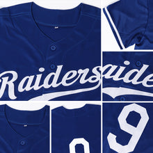 Load image into Gallery viewer, Custom Royal White-Red Authentic Baseball Jersey
