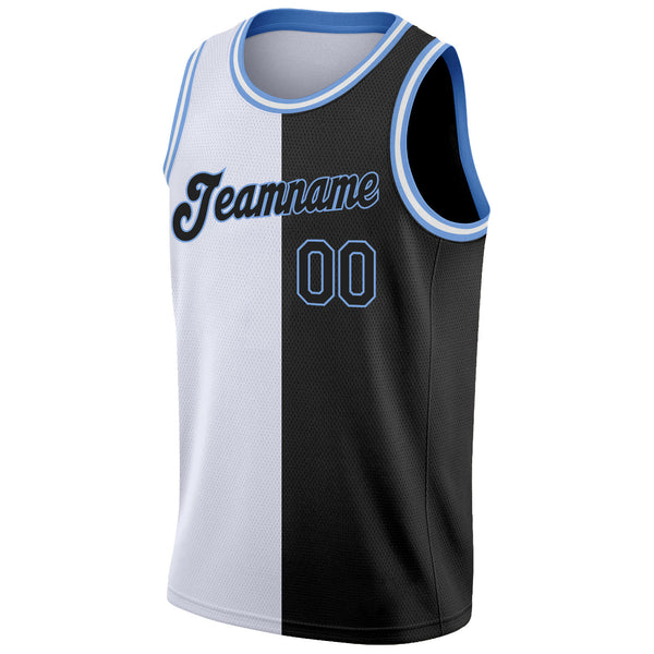 Cheap Custom White Pink Black-Light Blue Authentic Throwback Basketball  Jersey Free Shipping – CustomJerseysPro