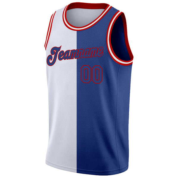 Cheap Custom Red Red-Royal Authentic Throwback Basketball Jersey Free  Shipping – CustomJerseysPro