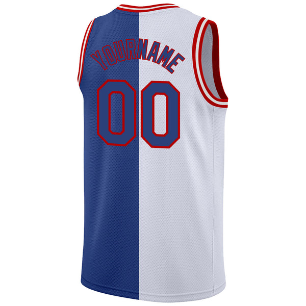 Cheap Custom White Red-Royal Authentic Throwback Basketball Jersey Free  Shipping – CustomJerseysPro