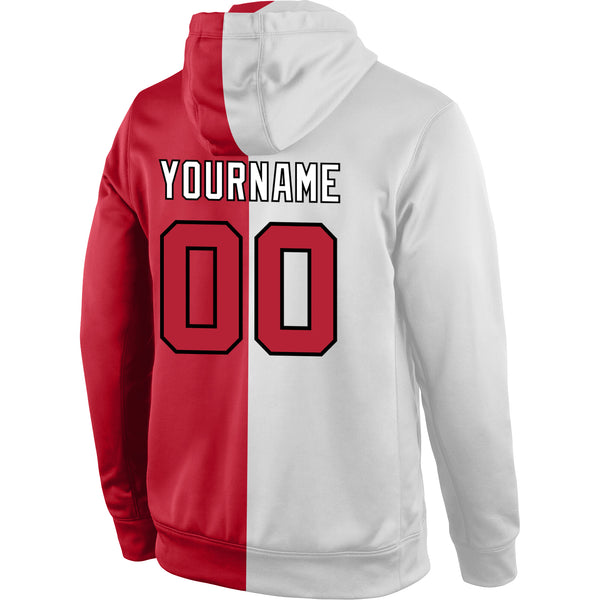 Cheap Custom Stitched Red Red-White Sports Pullover Sweatshirt Hoodie Free  Shipping – CustomJerseysPro